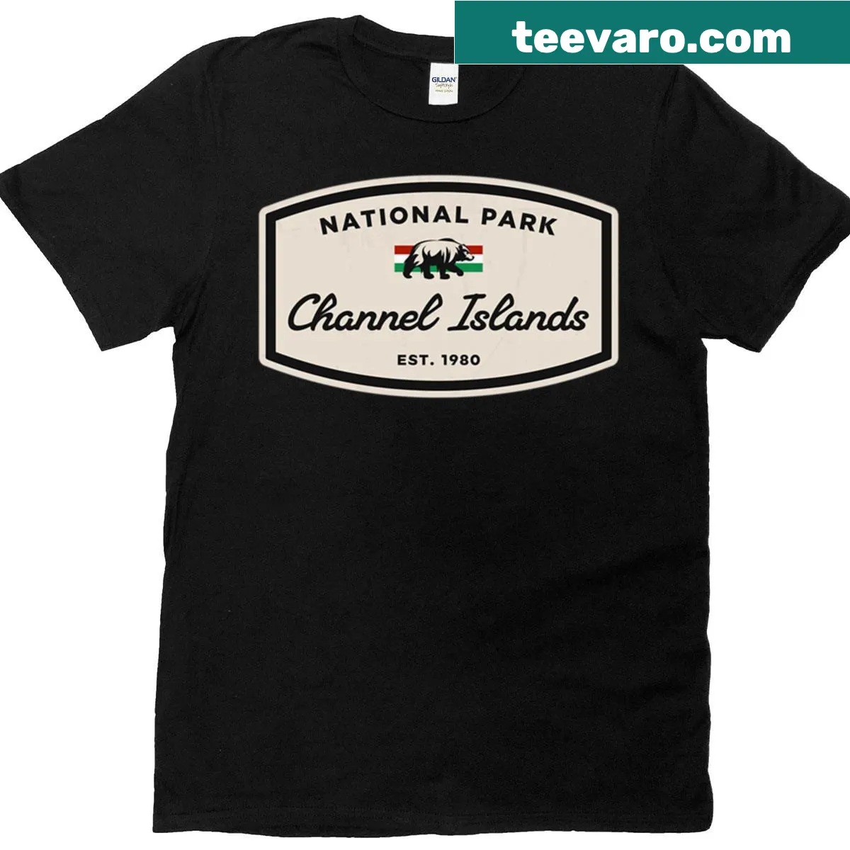 Illustration of Channel Islands National Park on a t-shirt — on a men's t-shirt