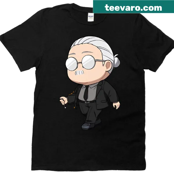 Cute chibi character graphic on a T-shirt