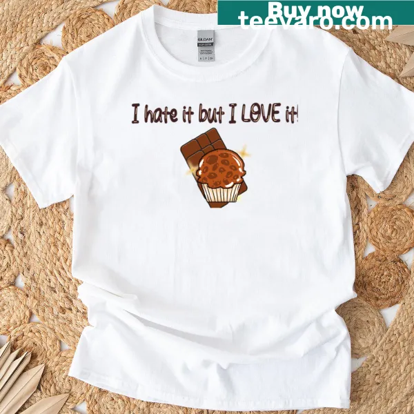 Funny Chocolate Addiction T-shirt with humorous text