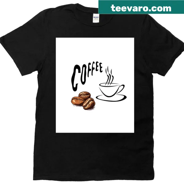 Coffee lover graphic typography t-shirt