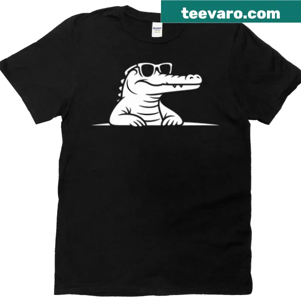 Bold T-shirt featuring a crocodile illustration
