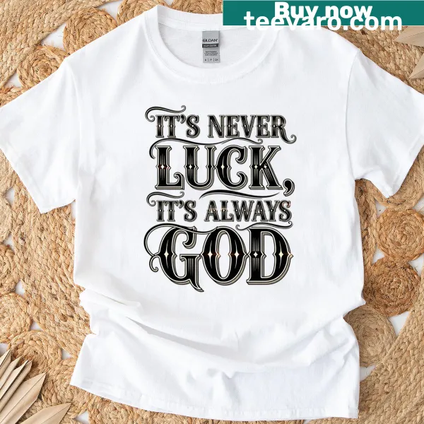 Typographic T-shirt featuring an inspirational phrase