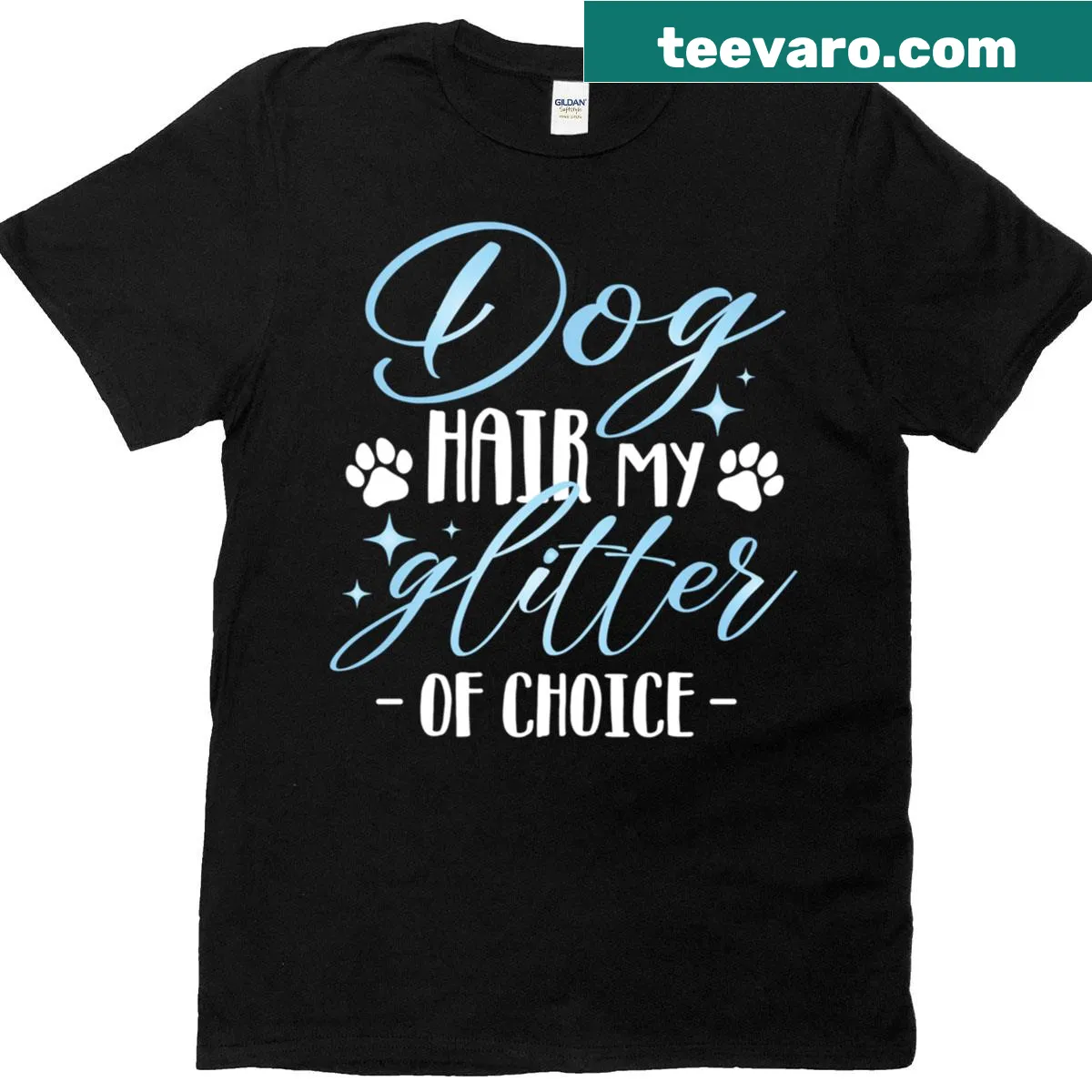 T-shirt that humorously states 'Dog Hair My Choice' for dog lovers — on a men's t-shirt