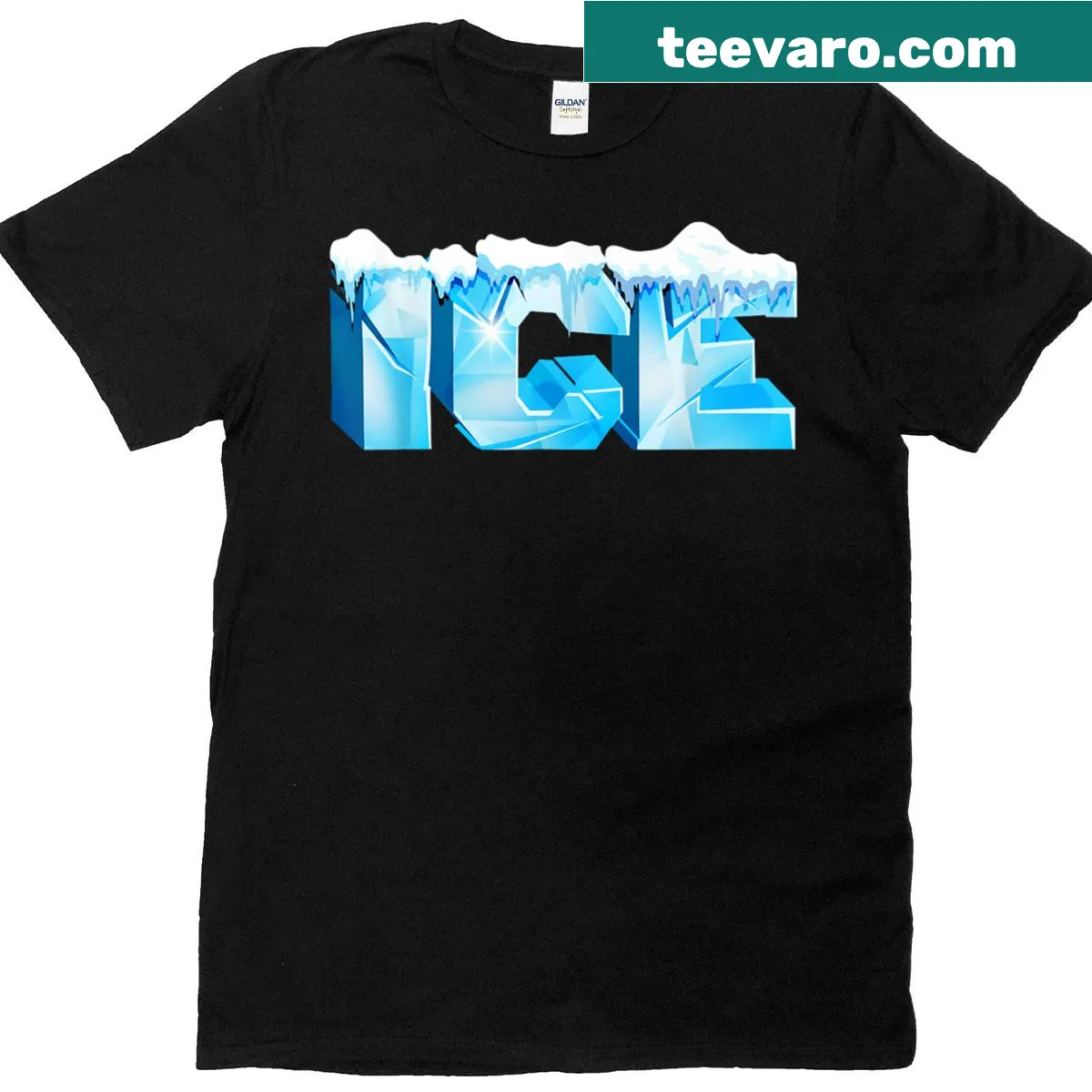 Playful Fire and Ice Halloween Costumes T-shirt — on a men's t-shirt