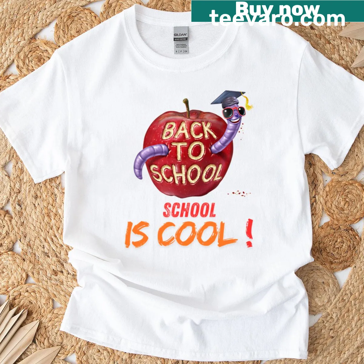 Simple First Day of School T-shirt for students of all ages — on a men's t-shirt