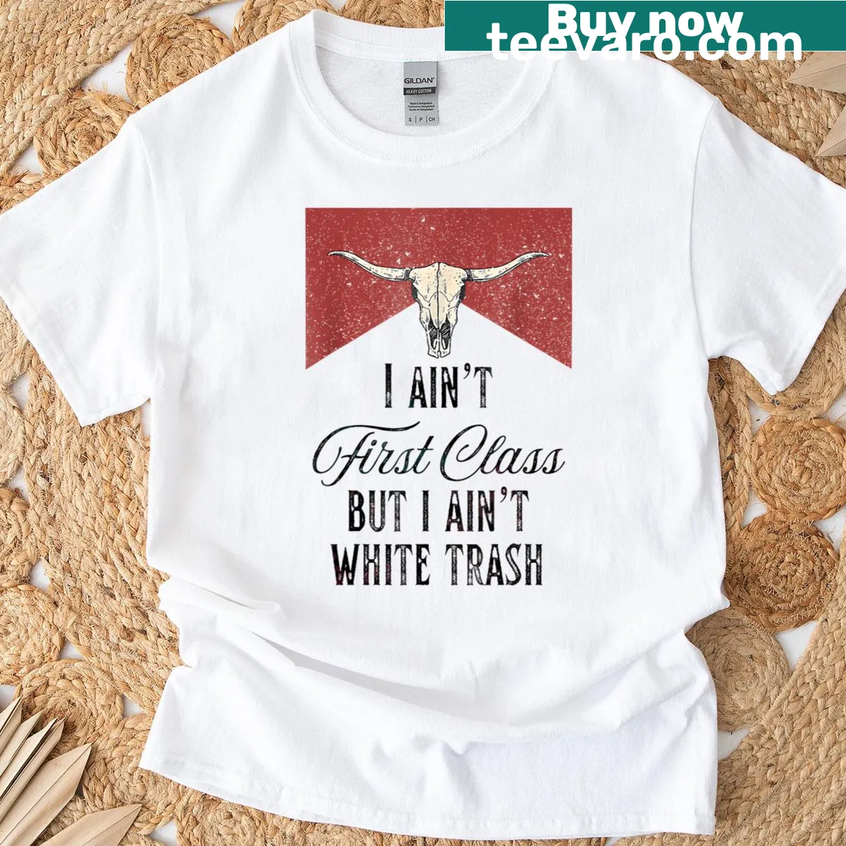 Playful t-shirt with humorous self-identity phrase — on a men's t-shirt