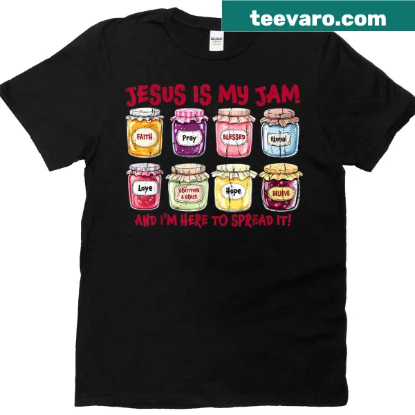 Christian themed t-shirt with fun text about Jesus