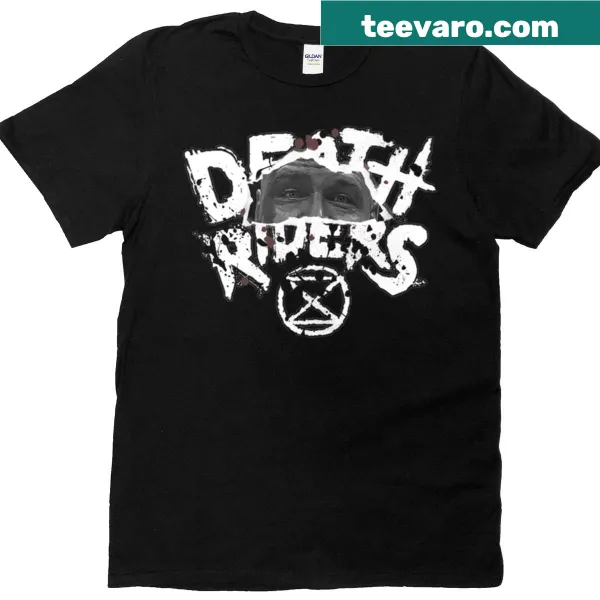 Wrestling themed t-shirt with Jon Moxley and Death Riders