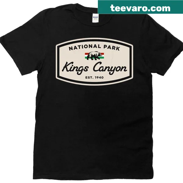 Illustrative Kings Canyon shirt featuring majestic mountains