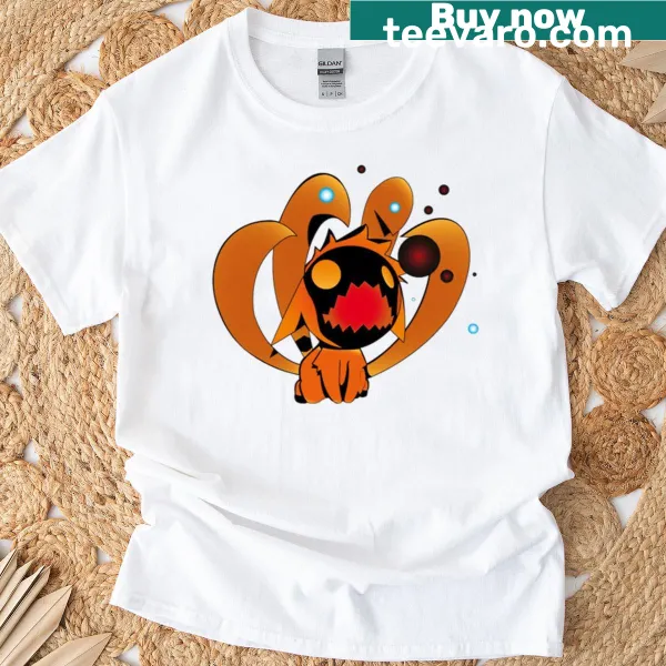 Chibi Kurama graphic t-shirt featuring a playful anime design