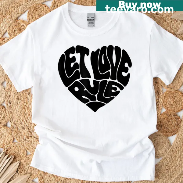 Heart-themed t-shirt featuring Lenny Kravitz design