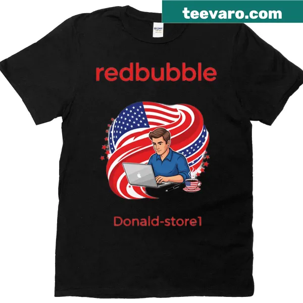 American Flag logo graphic t-shirt representing patriotism