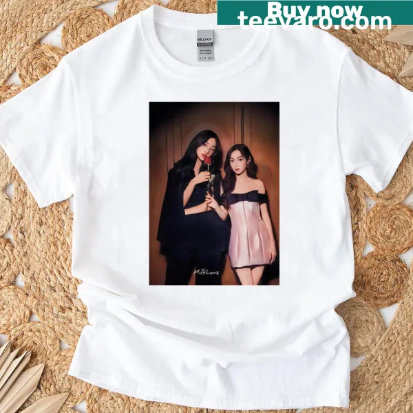 Charming fanart graphic t-shirt inspired by Milk X Love