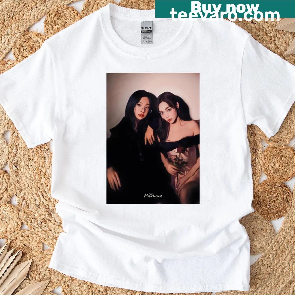 Playful Milklove fanart graphic tee for enthusiasts — on a men's t-shirt