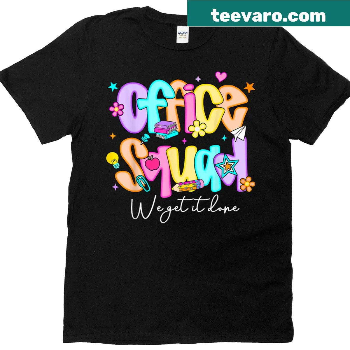 Inspirational text design about teamwork for back to school — on a men's t-shirt