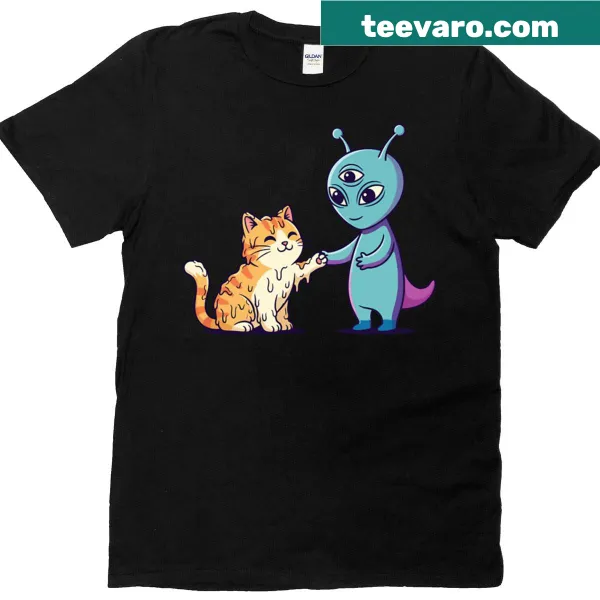 Charming t-shirt featuring 'Out Of This World Pawtnership' with a dog illustration