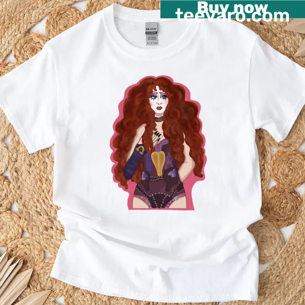 Cute cartoon design of a pink pony on a T-shirt.