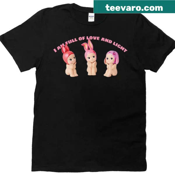 Whimsical design featuring Sonny Angels on t-shirt