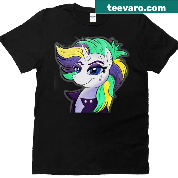 Edgy T-shirt featuring a bold punk rarity design.