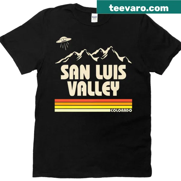 T-shirt featuring San Luis Valley Colorado design