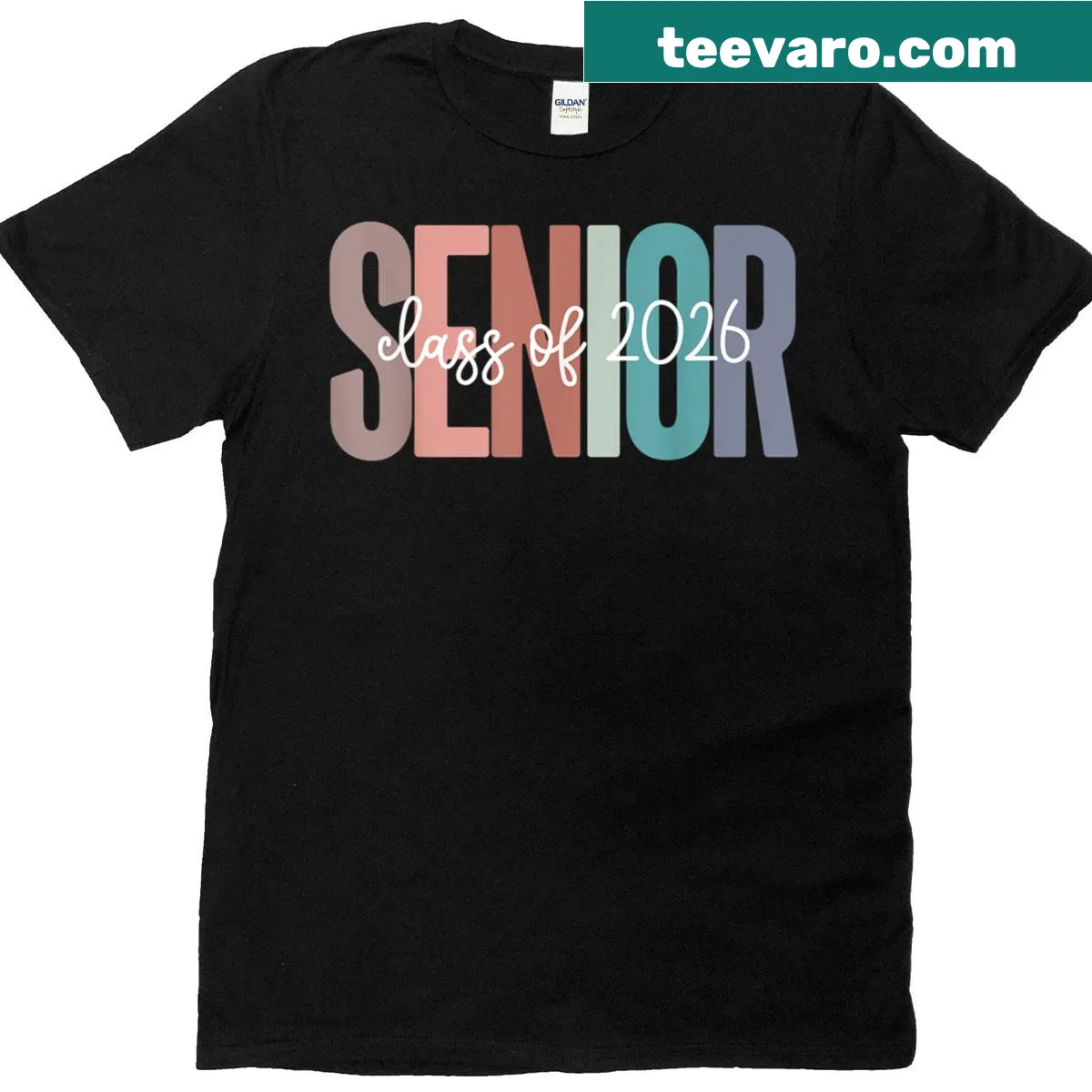 Senior Class Of 2026 T-shirt for graduates — on a men's t-shirt