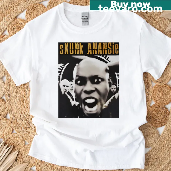 Vintage-inspired Skunk Anansie Stoosh band graphic