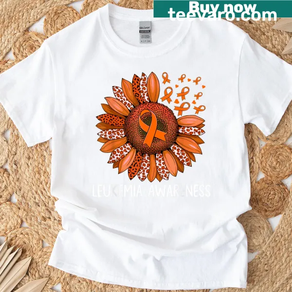 Sunflower design with motivational text on a T-shirt