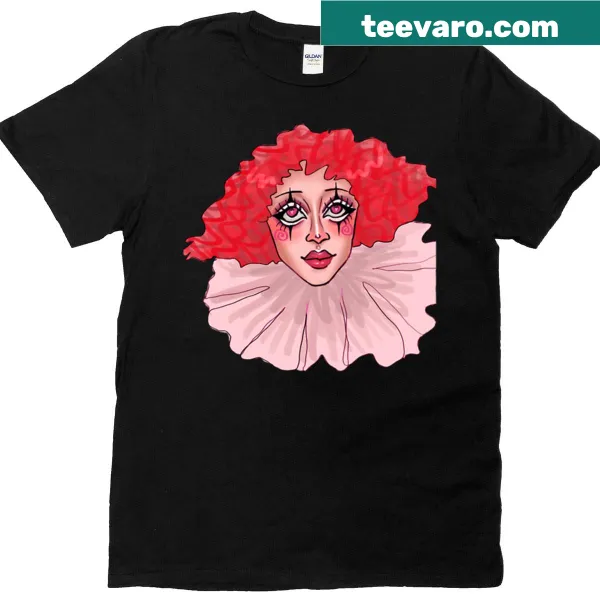 Cartoon clown graphic T-shirt featuring Suzie Toot