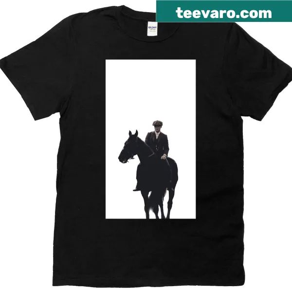 Vintage-styled Tommy Shelby graphic T-shirt for fans.