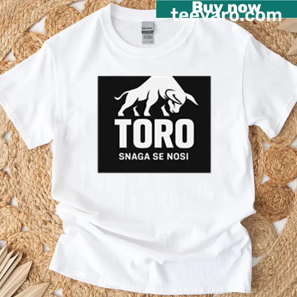 Bull design signifying strength on T-shirt