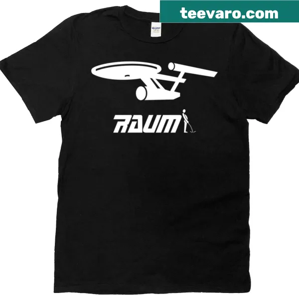 Playful T-shirt featuring a whimsical illustration of a UFO spaceship.