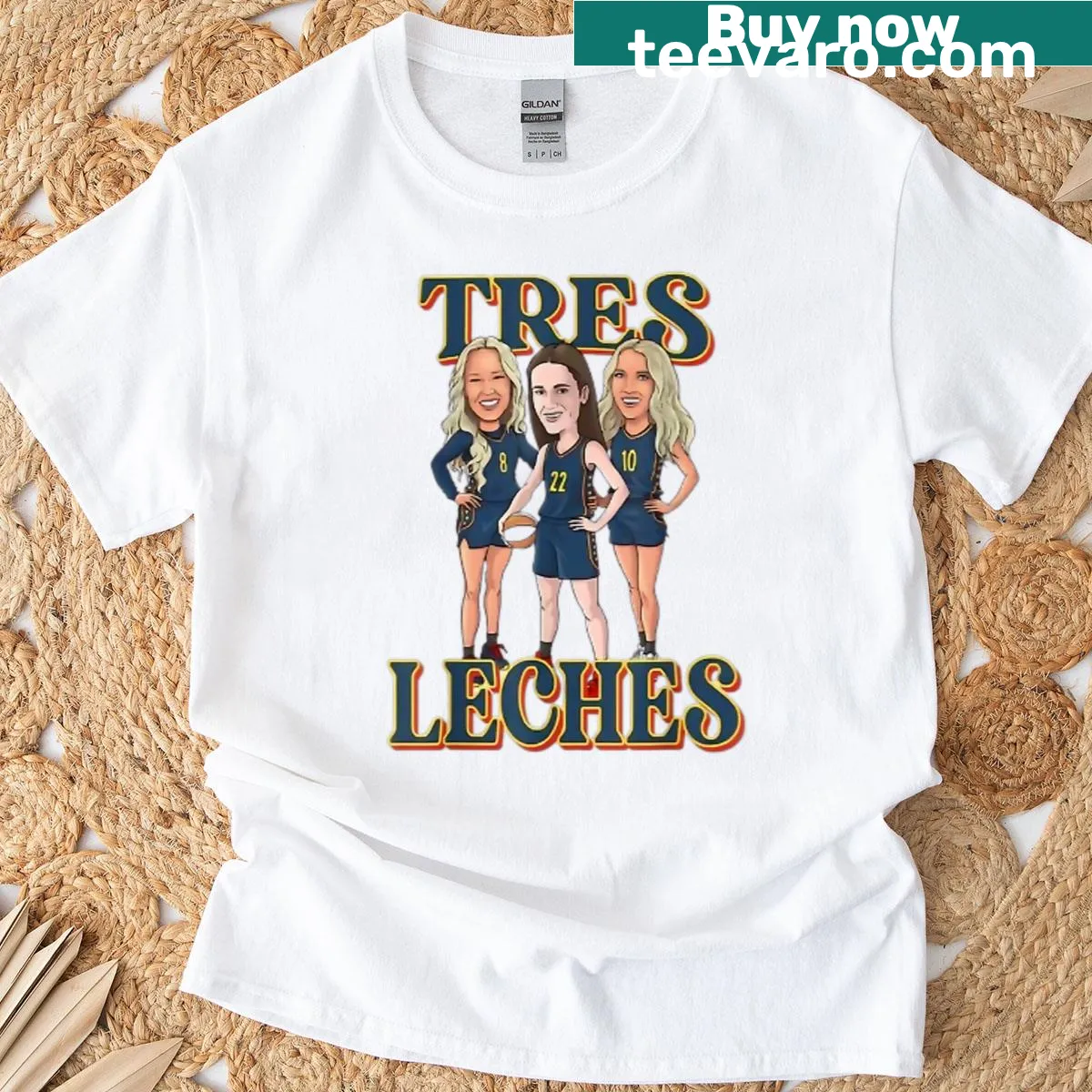 Funny T-shirt with playful text celebrating tres leches cake for dessert lovers — on a men's t-shirt
