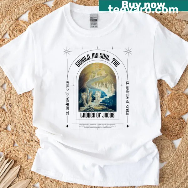 William Blake design T-shirt featuring abstract black text