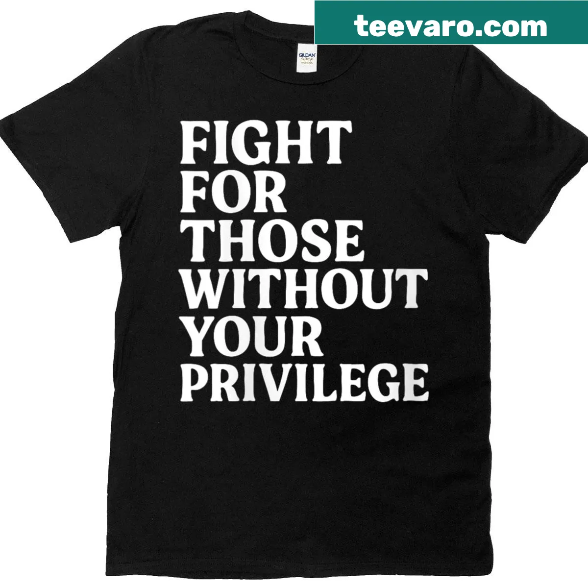 Equality activism t-shirt with empowering message for women — on a men's t-shirt
