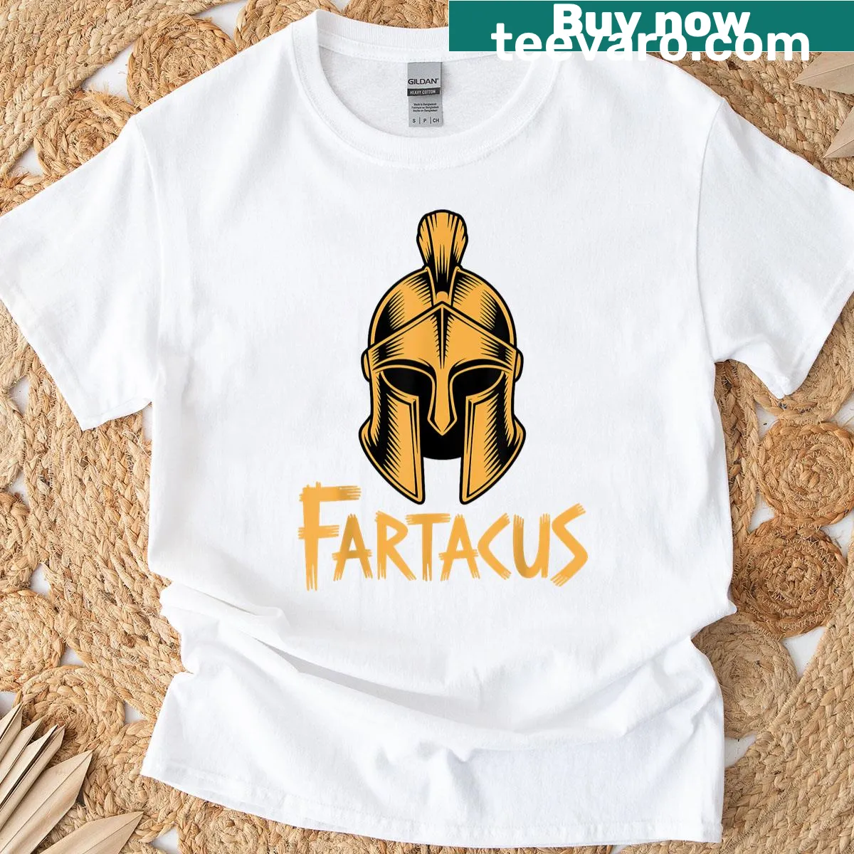 Funny fart-themed t-shirt for men and women — on a men's t-shirt