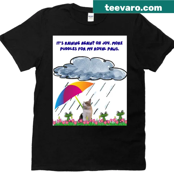Sarcastic T-shirt featuring Bullet the Cat design