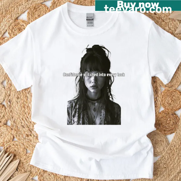 Typography design promoting confidence on a t-shirt