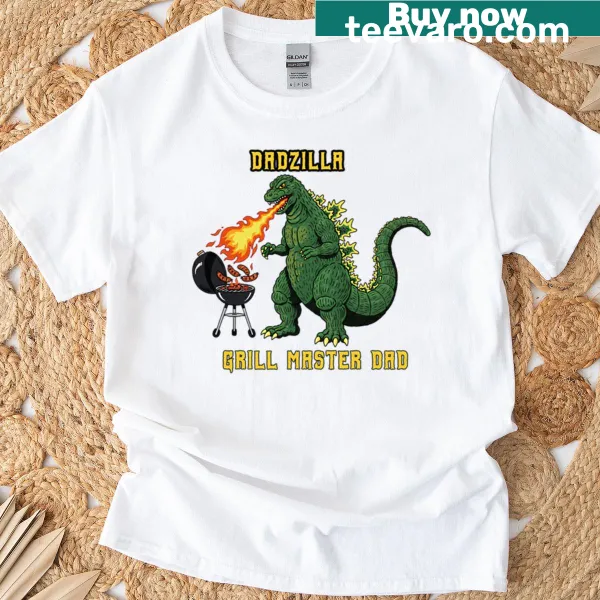 Oversized Dadzilla Grill Master t-shirt for dads
