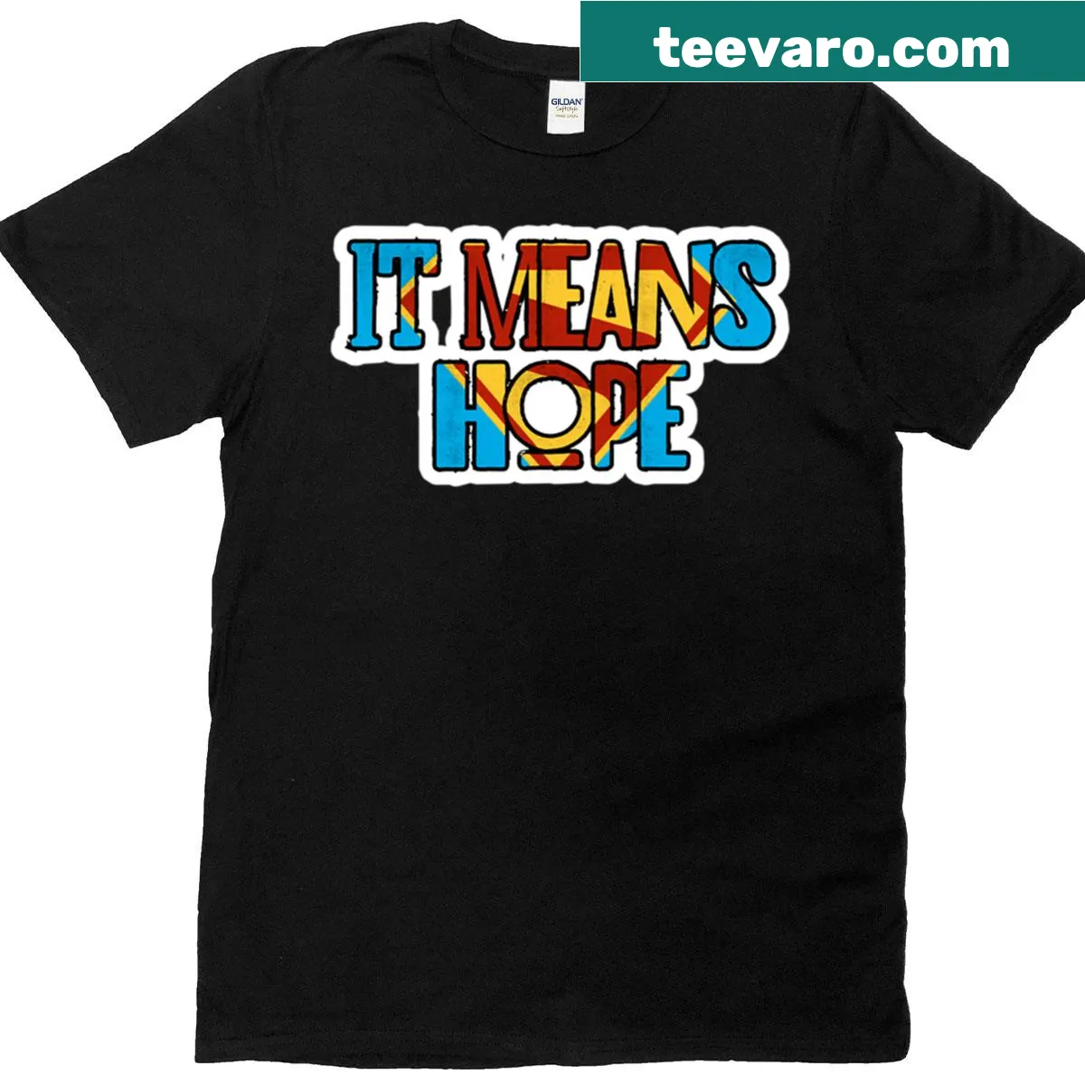 Inspirational t-shirt featuring the phrase Hope Of Krypton — on a men's t-shirt