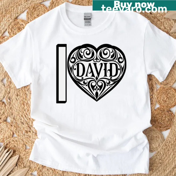 Fan tribute T-shirt for David Corenswet with playful graphic