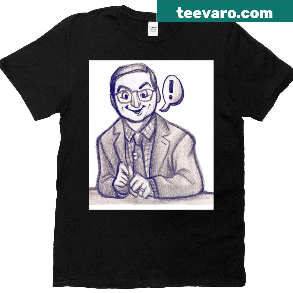 T-shirt featuring a humorous graphic related to John Oliver — on a men's t-shirt
