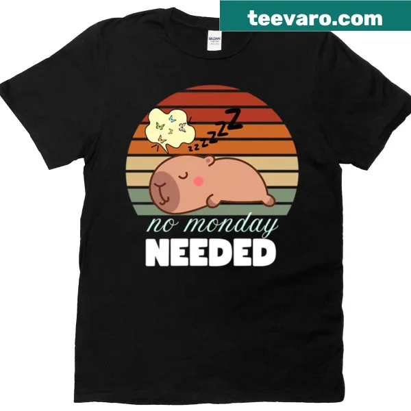 Oversized funny anti-Monday t-shirt for laid-back styles