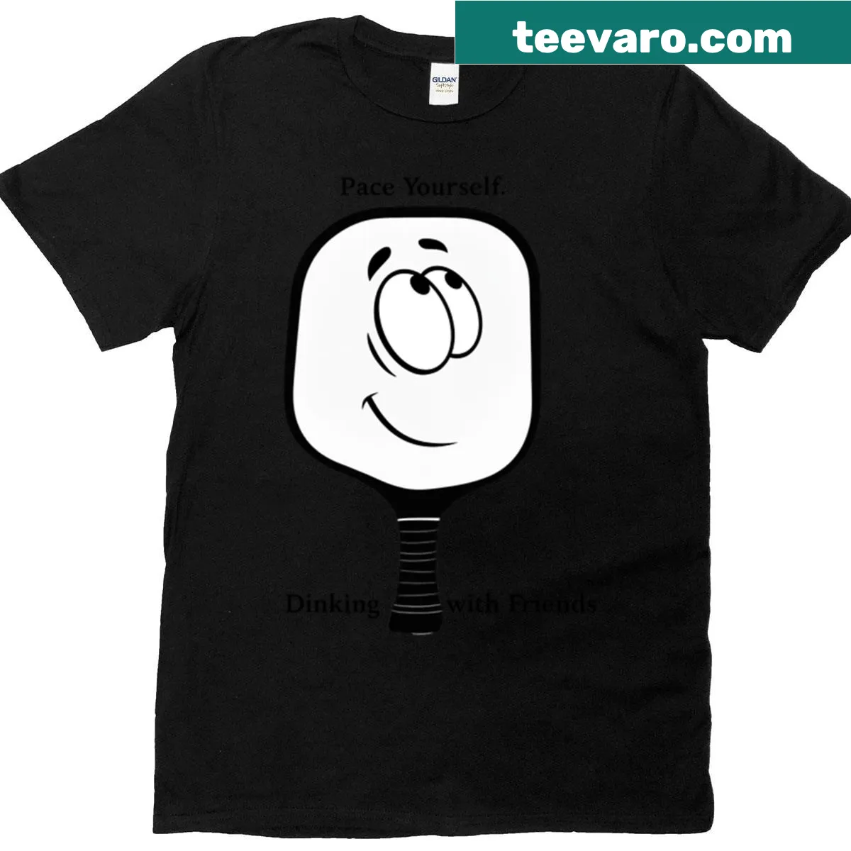 Inspirational fitness t-shirt with supportive message — on a men's t-shirt