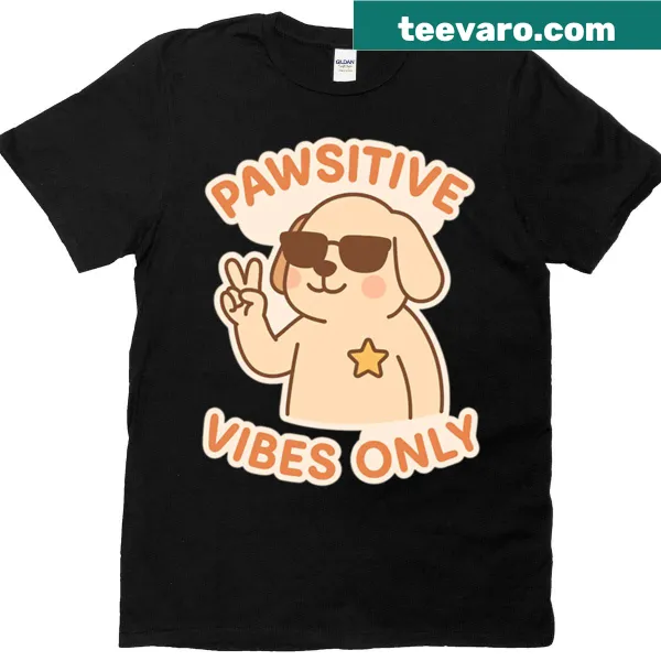 Wholesome graphic t-shirt with peaceful dog design