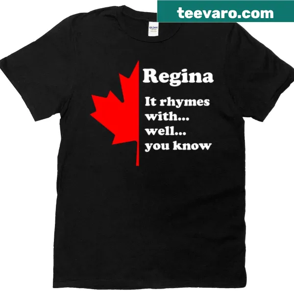 Oversized t-shirt with a funny Canadian flag design