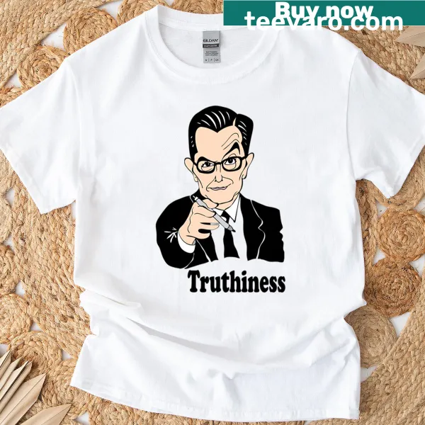 Oversized tee with fan art inspired by Stephen Colbert