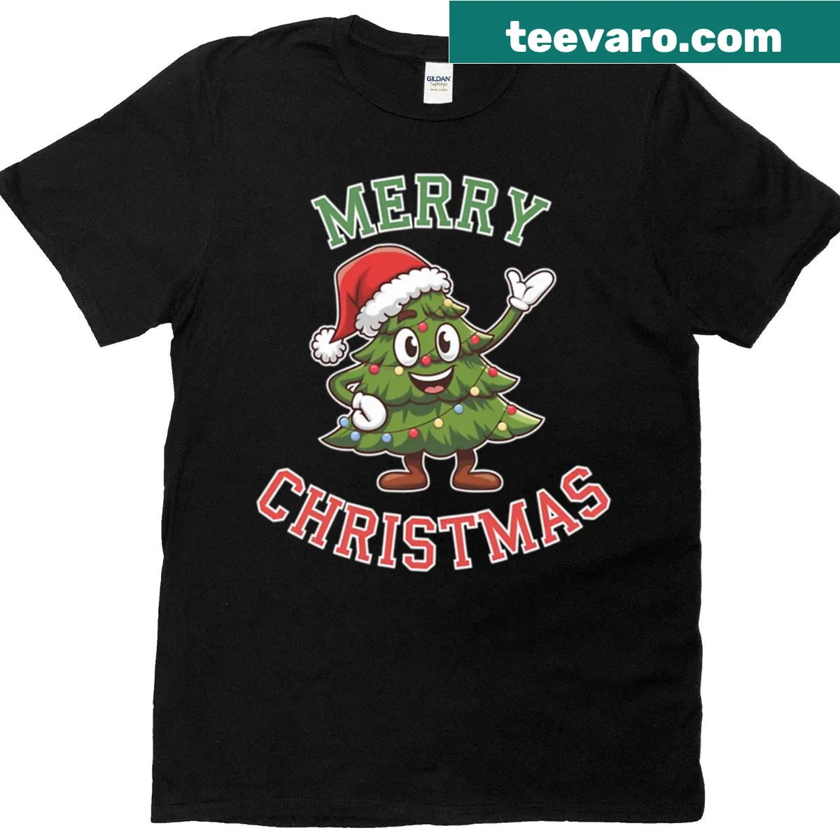 Snowman lifting weights graphic on a boxy fit t-shirt — on a men's t-shirt