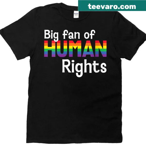 Bold LGBTQ+ rights activism graphic on a t-shirt