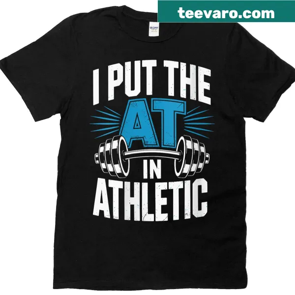 Funny athletic trainer t-shirt with humorous typography design