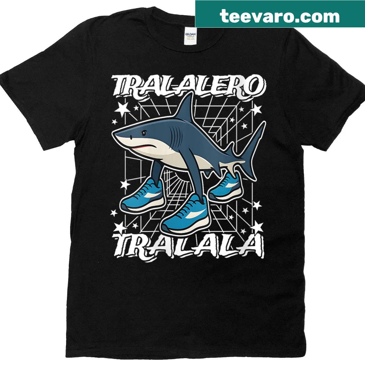 Funny typography design with Italian flair on a women's t-shirt — on a men's t-shirt